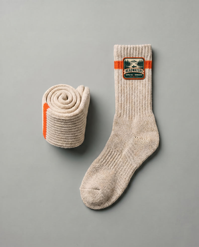 Vermilion Boot Socks